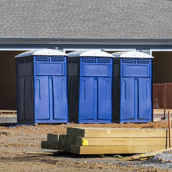 how often are the portable restrooms cleaned and serviced during a rental period in Springdale South Carolina